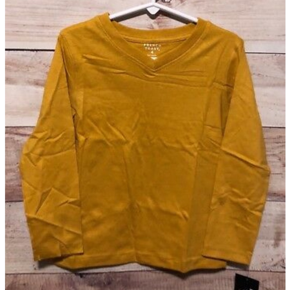 French Toast Boys Gold T-shirt Sz 4